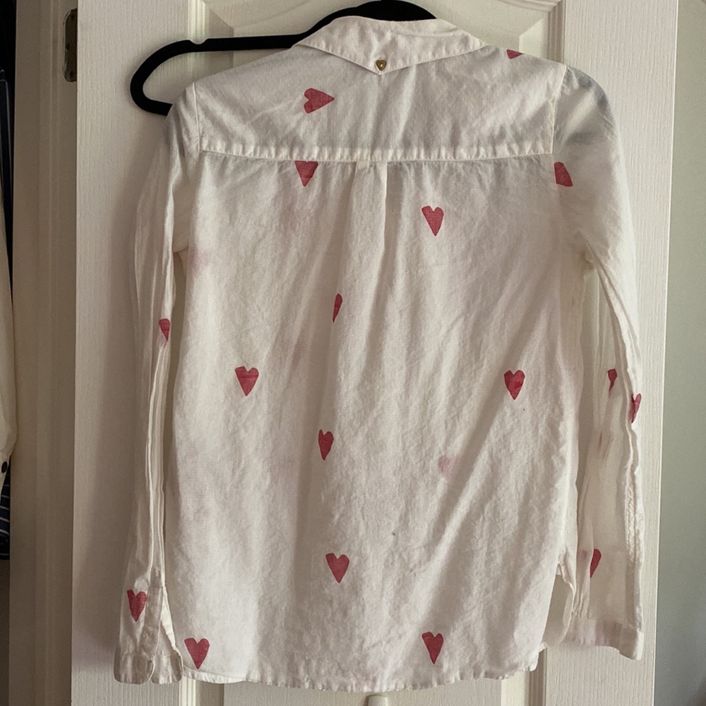 Scotch & Soda Size Small Heart Blouse - Picture 3 of 4